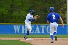 Baseball vs CGA  Wheaton College Baseball vs Coast Guard Academy during game one of the NEWMAC semi-finals playoffs. - (Photo by Keith Nordstrom) : Wheaton, baseball, NEWMAC